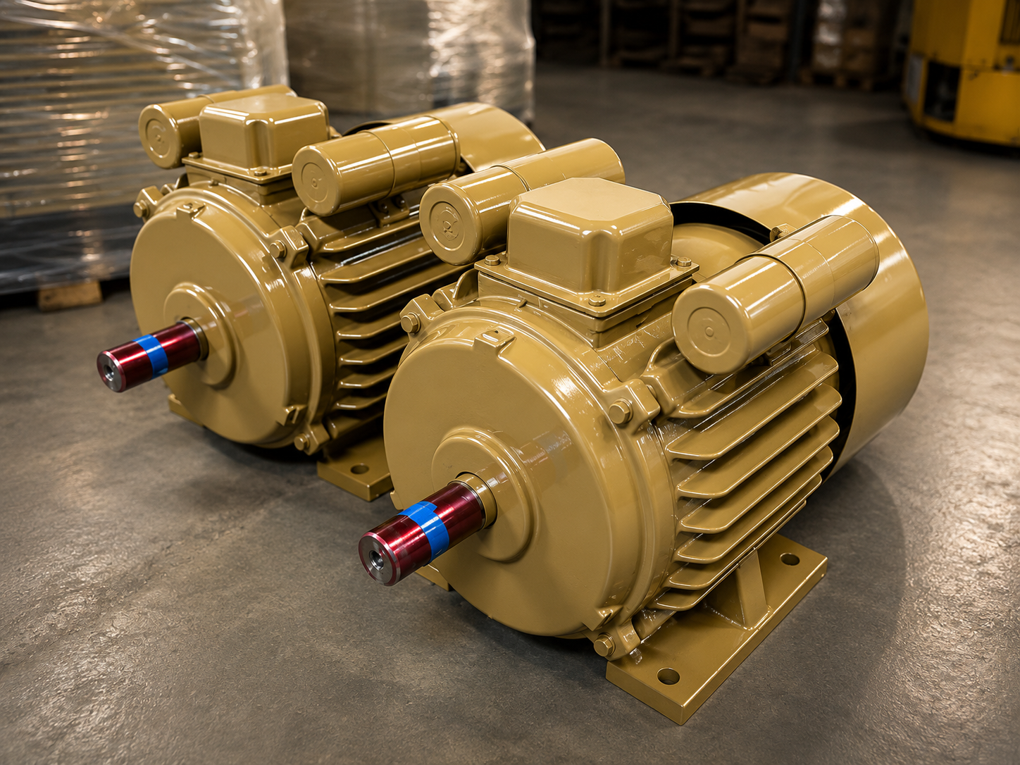 Single Phase Dual Capacitor Electric Motor