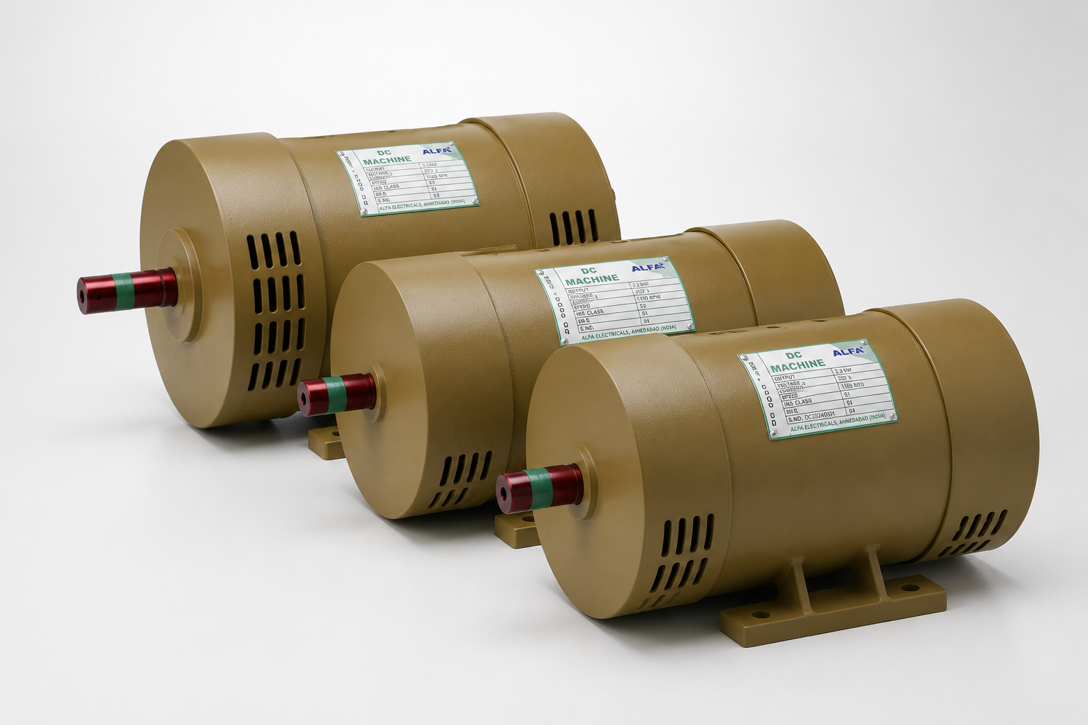 Solid Yoke Type DC Motors