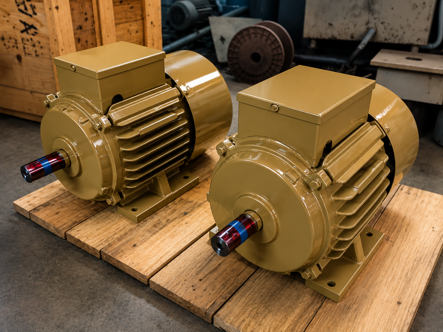 Single Phase Dual Capacitor Electric Motor